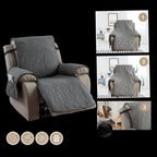 Recliner Slipcover with Waterproof Liquid Repelling Fabric and Machine Washable Design All Vera Mart