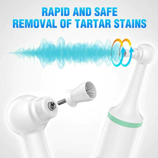 Sonic Plaque Remover with Four Interchangeable Heads and Three Cleaning Modes All Vera Mart