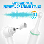 Sonic Plaque Remover with Four Interchangeable Heads and Three Cleaning Modes All Vera Mart
