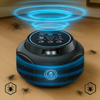 Ultrasonic Pest Repeller with 25-45 KHz Frequency and 3200 Square Feet Coverage All Vera Mart