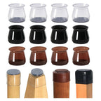Furniture Leg Floor Protectors with Noise Reduction and Stretch Fit, 8-Pack All Vera Mart