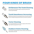 Sonic Plaque Remover with Four Interchangeable Heads and Three Cleaning Modes All Vera Mart