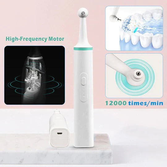 Sonic Plaque Remover with Four Interchangeable Heads and Three Cleaning Modes All Vera Mart