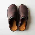 Orthopedic Slippers with Rocker Sole and Removable Insole, Open Back Design All Vera Mart