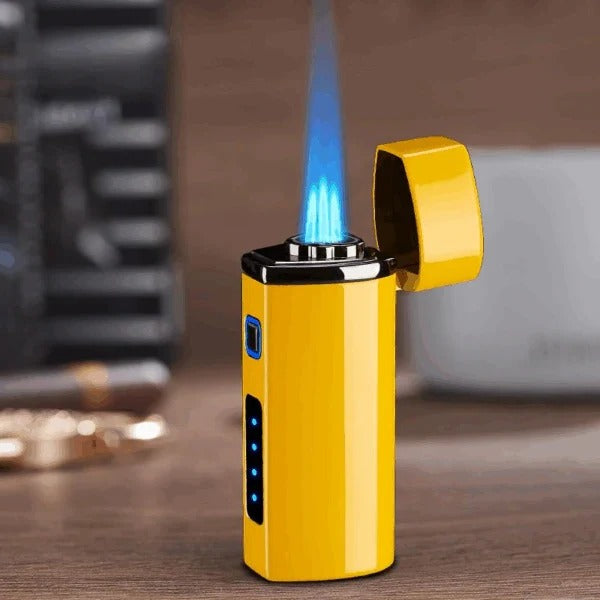 Electric Torch Lighter with Wind-Resistant Flame and USB Rechargeable Battery All Vera Mart
