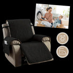 Recliner Slipcover with Waterproof Liquid Repelling Fabric and Machine Washable Design All Vera Mart