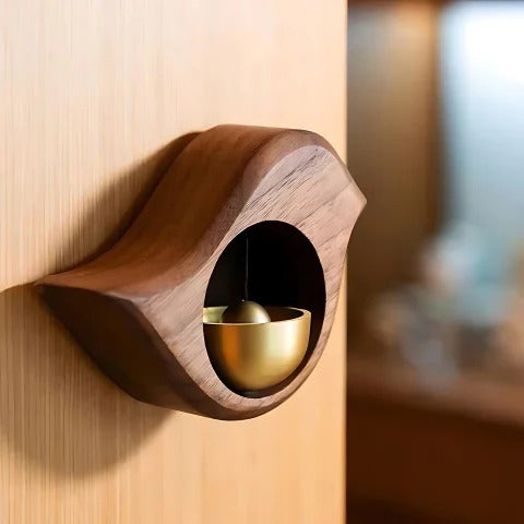 Door Activity Chime with Wooden Design and Dual Mounting Options All Vera Mart