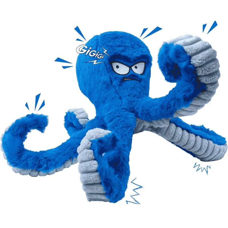 Multi Tentacle Dog Toy with Squeakers and Crinkle for Power Chewers All Vera Mart