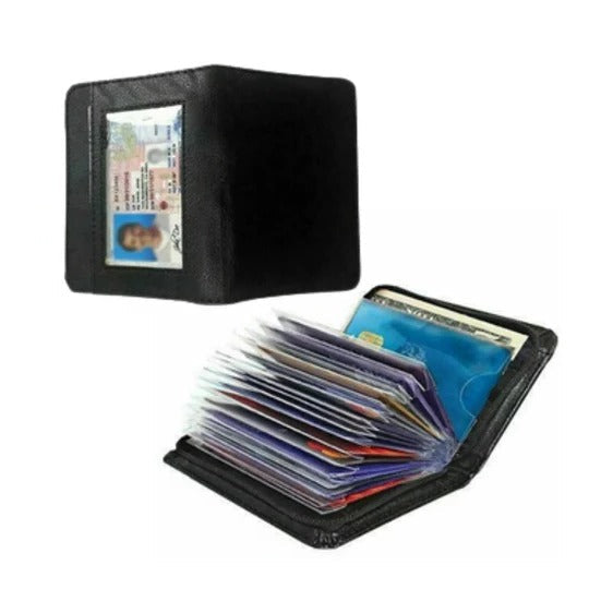 Zip Around Wallet with RFID Blocking and 36 Card Capacity All Vera Mart