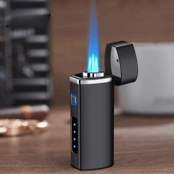 Electric Torch Lighter with Wind-Resistant Flame and USB Rechargeable Battery All Vera Mart