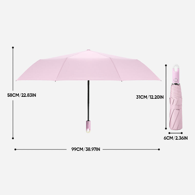 Automatic Opening Umbrella with 360 Rotating Handle and Built-In Hook All Vera Mart