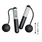 Cordless Jump Rope with Weighted Balls and Digital Counter, Non-Slip Grips All Vera Mart