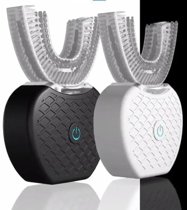 Electric Toothbrush with U-Shaped Head and 5000 Vibrations Per Minute, Rechargeable