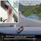 Laser Radar Warning Device with Solar Panel and Visual Alert for Bikes and Vehicles All Vera Mart