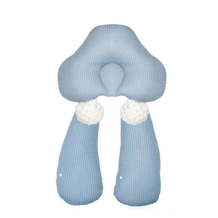 Contoured Infant Pillow with Breathable Surface and Head Support All Vera Mart