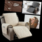 Recliner Slipcover with Waterproof Liquid Repelling Fabric and Machine Washable Design All Vera Mart