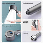 Shower Head for Low Water Pressure with 9-Layer Filter and Push-Button Pause All Vera Mart