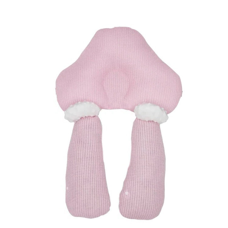 Contoured Infant Pillow with Breathable Surface and Head Support All Vera Mart