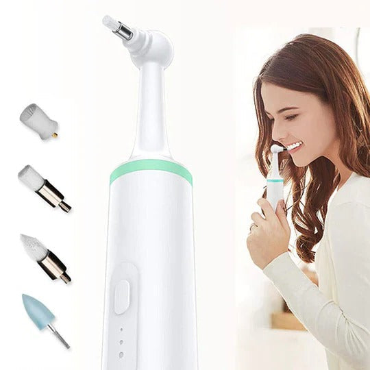 Sonic Plaque Remover with Four Interchangeable Heads and Three Cleaning Modes All Vera Mart