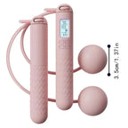 Cordless Jump Rope with Weighted Balls and Digital Counter, Non-Slip Grips All Vera Mart