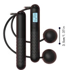 Cordless Jump Rope with Weighted Balls and Digital Counter, Non-Slip Grips All Vera Mart