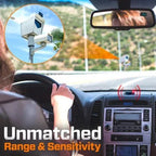 Laser Radar Warning Device with Solar Panel and Visual Alert for Bikes and Vehicles All Vera Mart