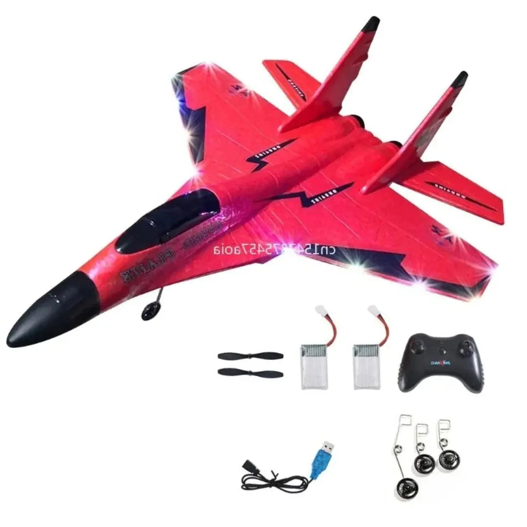 Remote Control Airplane with Shatter-Resistant Frame and Beginner-Friendly Controls, 200m Range All Vera Mart