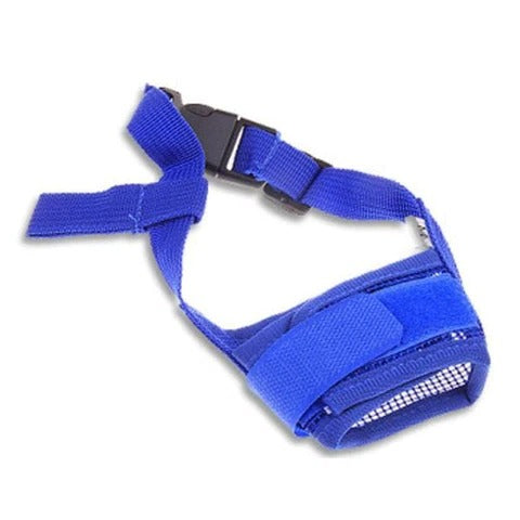 Breathable Mesh Dog Muzzle with Adjustable Strap and Bite Prevention, Five Sizes All Vera Mart
