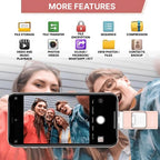4-in-1 USB Drive with 32GB Storage and Multiple Connectors for Phones, Tablets, Computers All Vera Mart