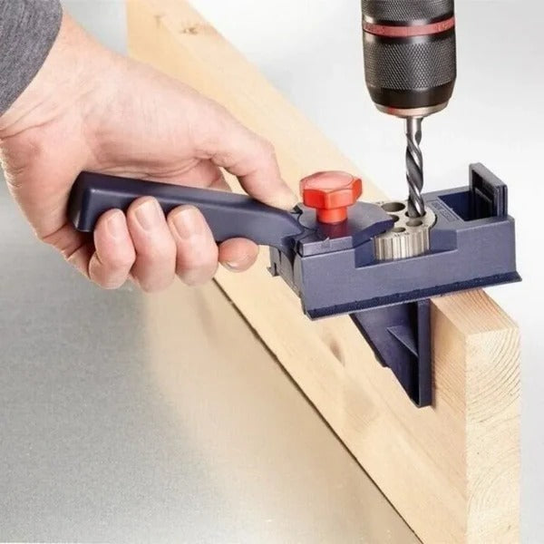 Drill Bit Guide with 90 Degree Angle Lock and Adjustable Depth Control All Vera Mart