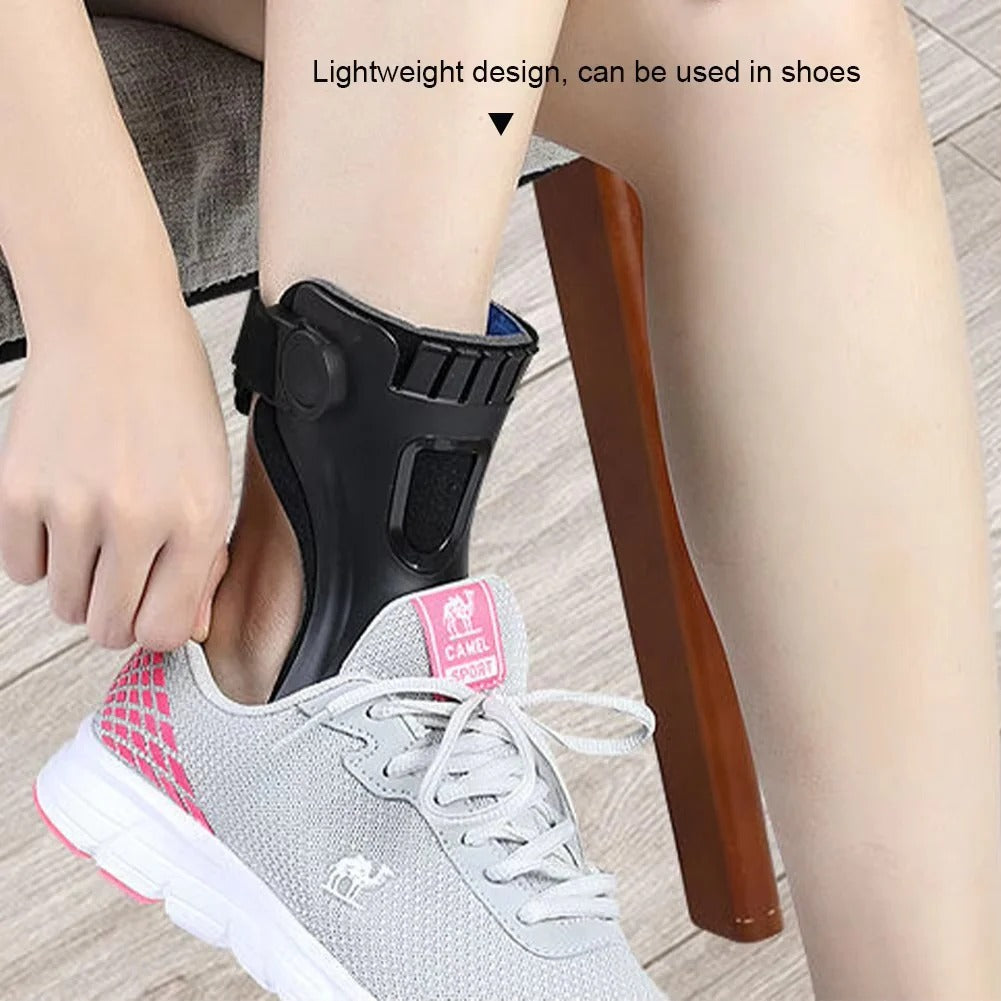 Foot Drop Brace with Adjustable Strap System and Non-Slip Base All Vera Mart