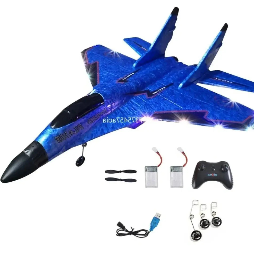 Remote Control Airplane with Shatter-Resistant Frame and Beginner-Friendly Controls, 200m Range All Vera Mart