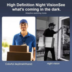 Wireless Video Doorbell with 1080P Resolution and Two Way Audio, Night Vision All Vera Mart