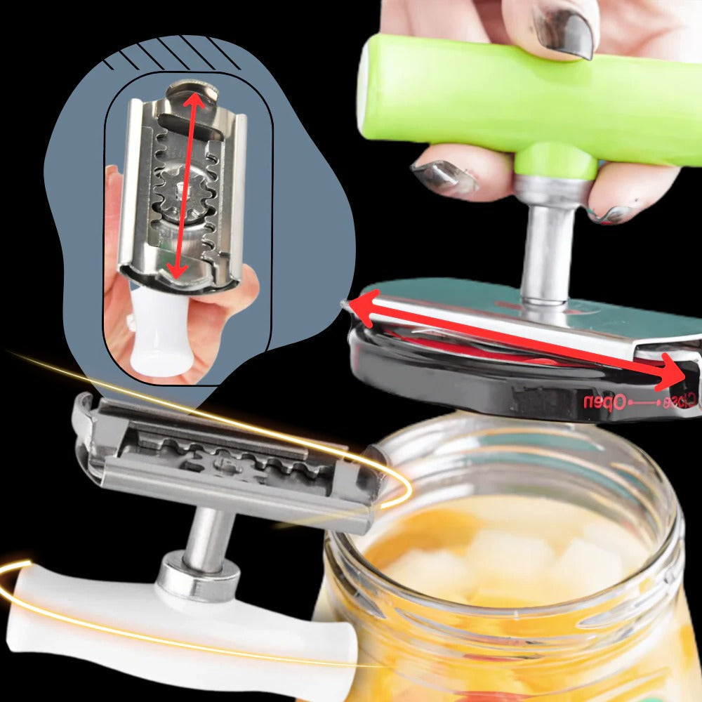 Universal Jar Lid Opener with Palm-Shaped Handle and Non-Slip Grip All Vera Mart