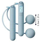 Cordless Jump Rope with Weighted Balls and Digital Counter, Non-Slip Grips All Vera Mart