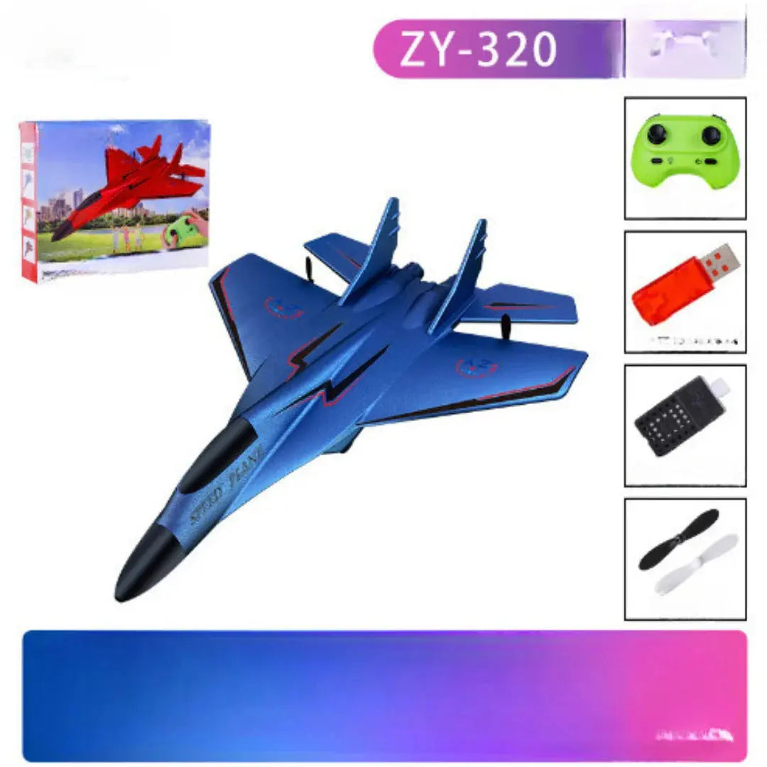 Remote Control Airplane with Shatter-Resistant Frame and Beginner-Friendly Controls, 200m Range All Vera Mart