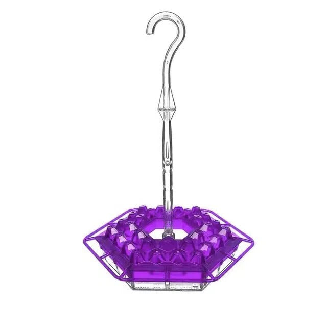 Hummingbird Feeder with Water Moat and 30 Feeding Ports, 12oz Capacity All Vera Mart