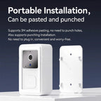 Wireless Video Doorbell with 1080P Resolution and Two Way Audio, Night Vision All Vera Mart