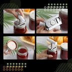 Universal Jar Lid Opener with Palm-Shaped Handle and Non-Slip Grip All Vera Mart