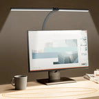 Dual Head LED Desk Lamp with Adjustable Arms and Touch Control, 2700K-6000K All Vera Mart