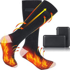 Rechargeable Heated Socks with 3-Level Temperature Control and 8-Hour Battery All Vera Mart