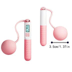 Cordless Jump Rope with Weighted Balls and Digital Counter, Non-Slip Grips All Vera Mart