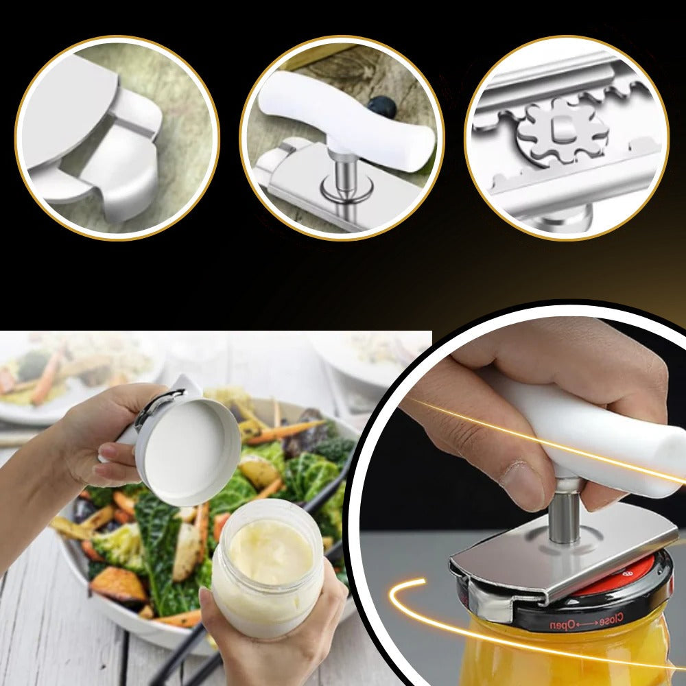 Universal Jar Lid Opener with Palm-Shaped Handle and Non-Slip Grip All Vera Mart