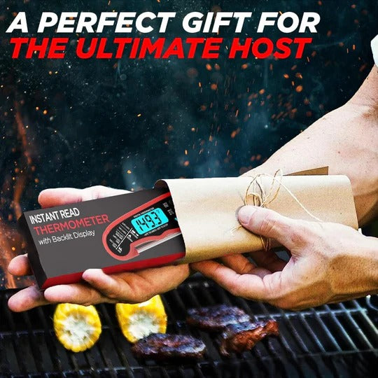 Digital Meat Thermometer with Backlit Display and 2-Second Response Time All Vera Mart