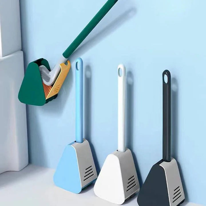 Toilet Brush with Self-Rinsing System and Sealed Storage Base All Vera Mart