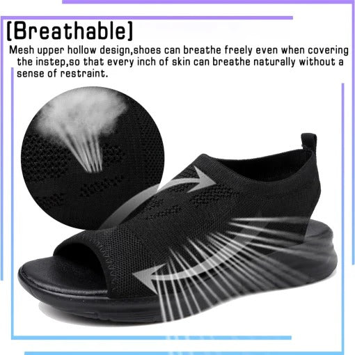 Women's Slingback Sandals with Contoured Footbed and Open Toe Design All Vera Mart