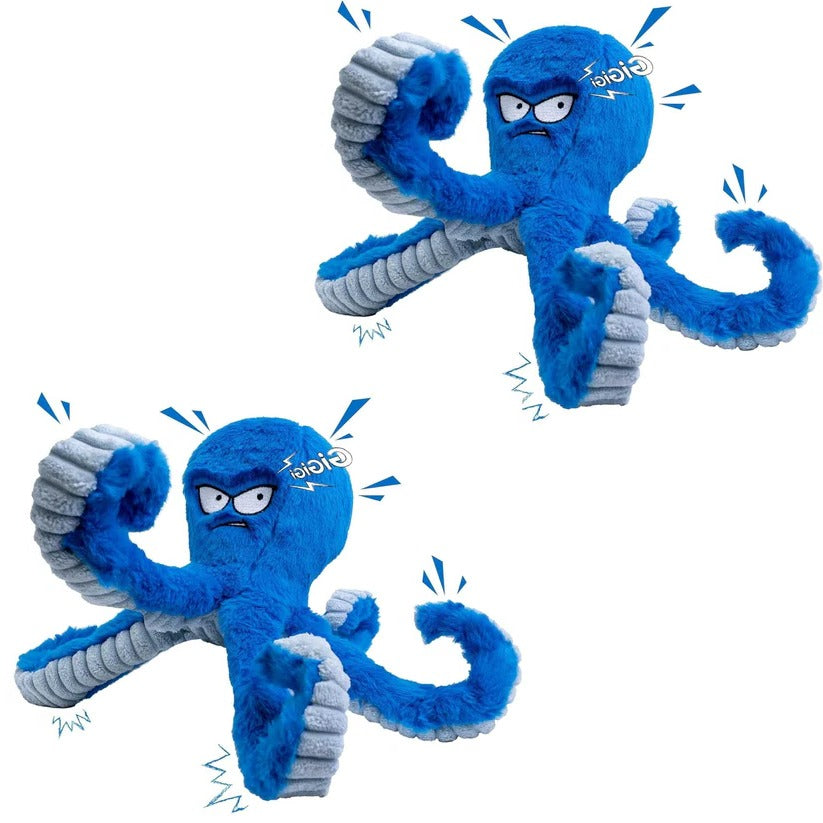 Multi Tentacle Dog Toy with Squeakers and Crinkle for Power Chewers All Vera Mart