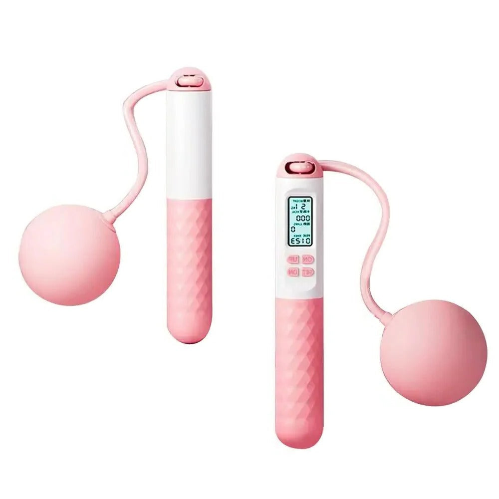 Cordless Jump Rope with Weighted Balls and Digital Counter, Non-Slip Grips All Vera Mart