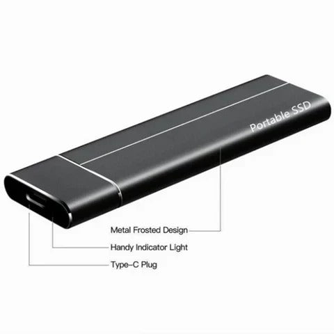 External SSD 500GB with 550MB/s Transfer Speed and Aluminum Alloy Shell All Vera Mart