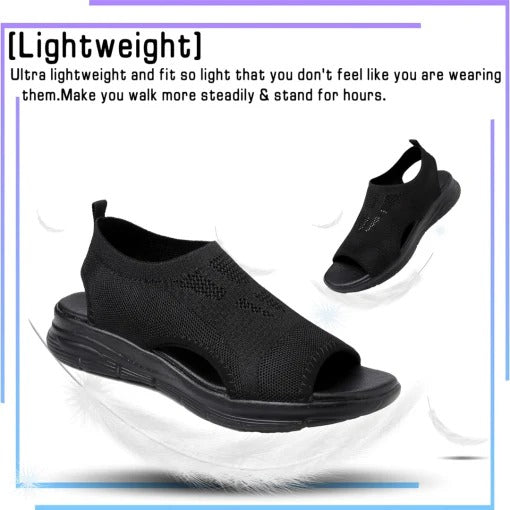 Women's Slingback Sandals with Contoured Footbed and Open Toe Design All Vera Mart